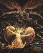 William Blake The Great Red Dragon and the Woman Clothed with the Sun china oil painting reproduction